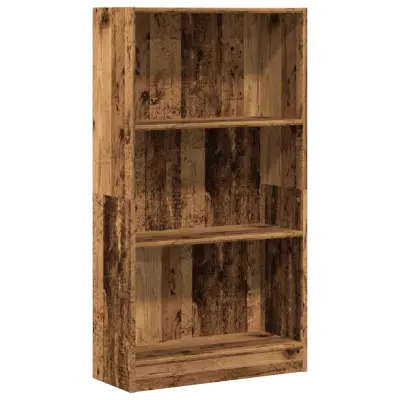 Knjižna omara - Knjižni regal starinski les 60x24x109 cm inženirski les