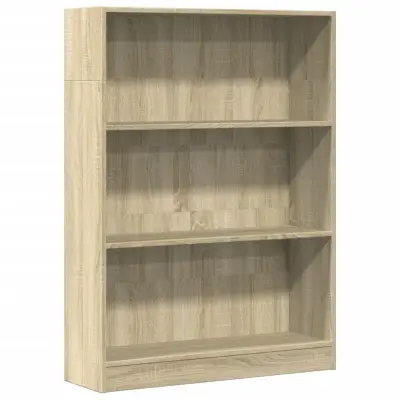 Knjižna omara - Knjižni regal sonoma hrast 80x24x109 cm inženirski les