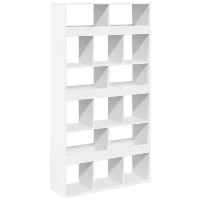 Knjižna omara - Knjižni regal bela 100x33x187,5 cm inženirski les