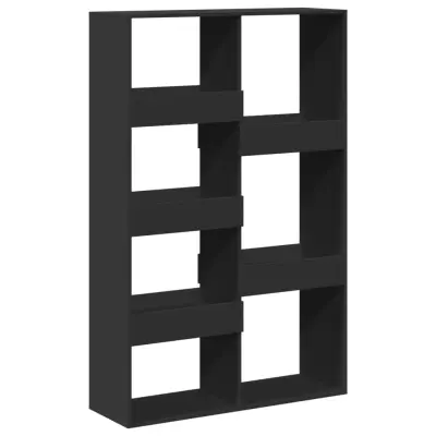 Knjižna omara - Knjižni regal črna 100x33x155,5 cm inženirski les