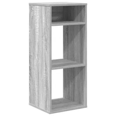 Knjižna omara - Knjižni regal siva sonoma 34x31x80 cm inženirski les