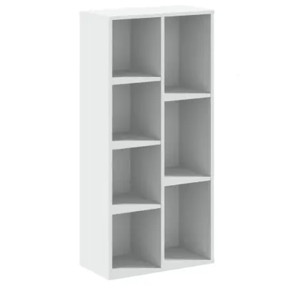 Knjižna omara - Knjižni regal bela 50x25x105 cm inženirski les