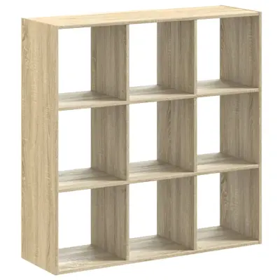 Knjižna omara - Knjižni regal sonoma hrast 102x32x102 cm inženirski les
