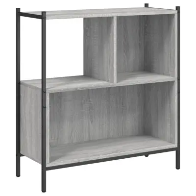 Knjižna omara - Knjižni regal siva sonoma 72x28x77,5 cm inženirski les