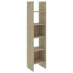 Knjižna omara - Knjižni regal sonoma hrast 40x35x180 cm iverna plošča