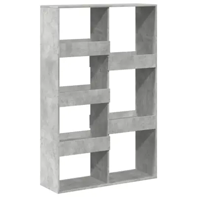 Knjižna omara - Knjižni regal betonsko siva 100x33x155,5 cm inženirski les