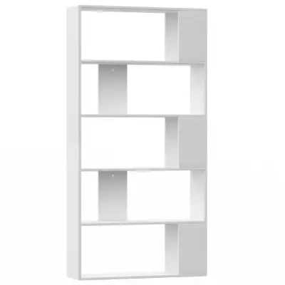 Knjižna omara - Knjižni regal bela 80x24x159 cm iverna plošča