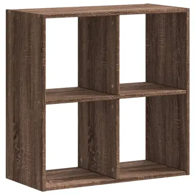 Knjižna omara - Knjižni regal rjavi hrast 68,5x32x68,5 cm inženirski les