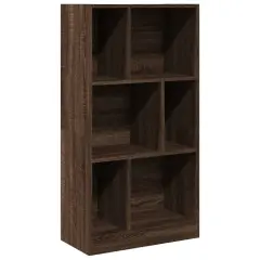 Knjižna omara - Knjižni regal rjavi hrast 57x28,5x107,5 cm inženirski les