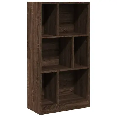 Knjižna omara - Knjižni regal rjavi hrast 57x28,5x107,5 cm inženirski les