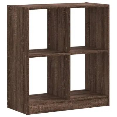 Knjižna omara - Knjižni regal rjavi hrast 68,5x32x75 cm inženirski les