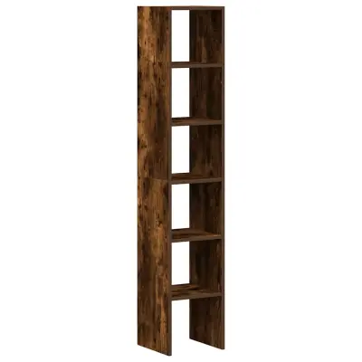 2 kosi Knjižne omare - Knjižni regal zložljiva dim. hrast 30x30x80 cm inž. les