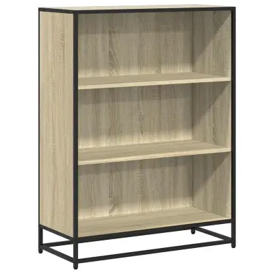 Knjižna omara - Knjižni regal sonoma hrast 80,5x35x107,5 cm inženirski les