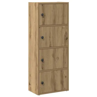 Knjižna omara - Knjižni regal artisan hrast 40x24x102 cm inženirski les