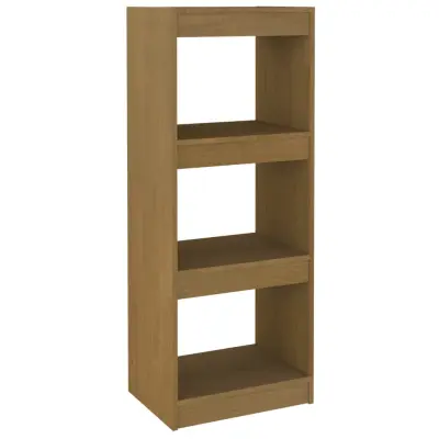 Knjižna omara - Knjižni regal za razdelitev prostora medeno rjava 40x30x103,5cm