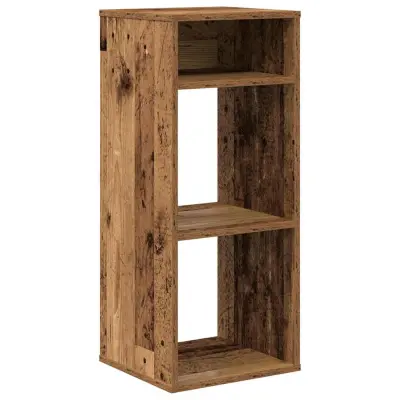 Knjižna omara - Knjižni regal starinski les 34x31x80 cm inženirski les
