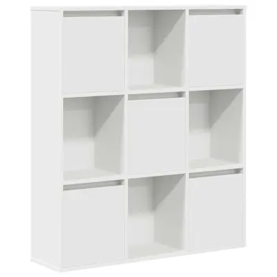 Knjižna omara - Knjižni regal bela 89x24x101,5 cm inženirski les