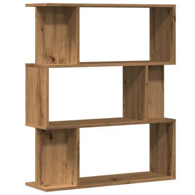 Knjižna omara - Knjižni regal artisan hrast 80x24x96 cm inženirski les
