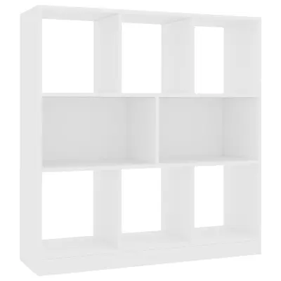 Knjižna omara - Knjižni regal bela 97,5x29,5x100 cm iverna plošča
