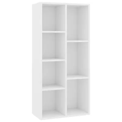 Knjižna omara - Knjižni regal bela 50x25x106 cm iverna plošča