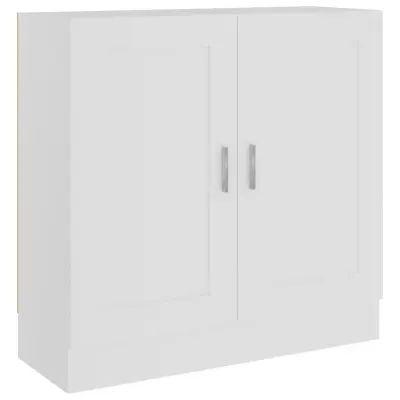 Knjižna omara - Knjižni regal bela 82,5x30,5x80 cm iverna plošča