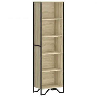Knjižna omara - Knjižni regal sonoma hrast 50x31x169 cm inženirski les