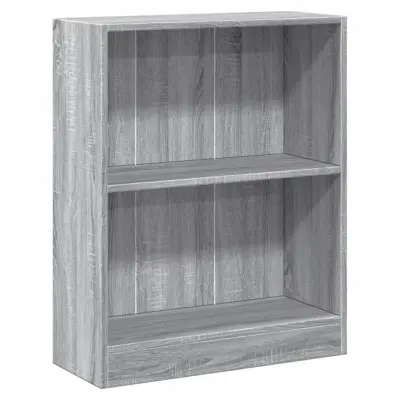 Knjižna omara - Knjižni regal siva sonoma 60x24x76 cm konstruiran les
