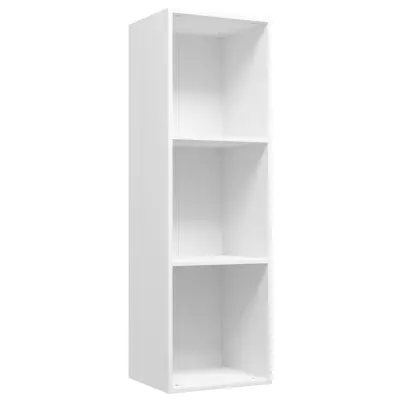Knjižna omara - Knjižni regal bela 36x30x114 cm iverna plošča