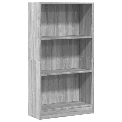 Knjižna omara - Knjižni regal siva sonoma 60x24x109 cm inženirski les