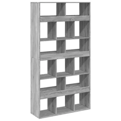 Knjižna omara - Knjižni regal siva sonoma 100x33x187,5 cm inženirski les