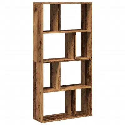 Knjižna omara - Knjižni regal starinski les 60x20x120 cm inženirski les