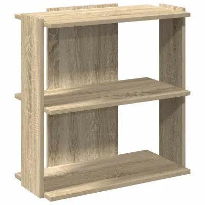 Knjižna omara - Knjižni regal 3-nadstropna sonoma hrast 60x30x60 cm inž. les
