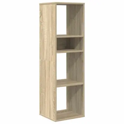 Knjižna omara - Knjižni regal sonoma hrast 34x31x112 cm inženirski les
