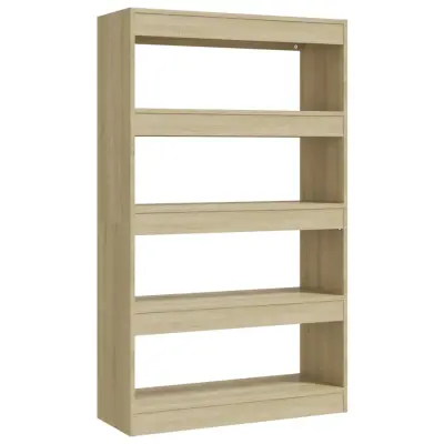 Knjižna omara - Knjižni regal sonoma hrast 80x30x135 cm iverna plošča