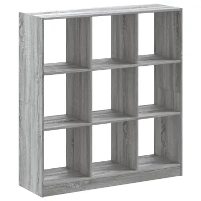 Knjižna omara - Knjižni regal siva sonoma 102x32x108 cm inženirski les