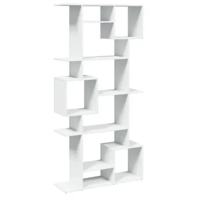 Knjižna omara - Knjižni regal bela 92x29x188 cm inženirski les