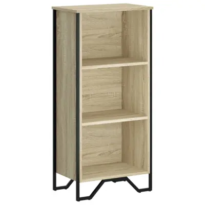Knjižna omara - Knjižni regal sonoma hrast 50x31x106 cm inženirski les
