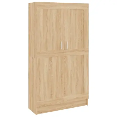 Knjižna omara - Knjižni regal sonoma hrast 82,5x30,5x150 cm iverna plošča