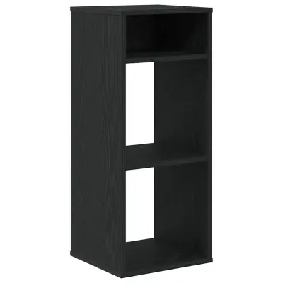 Knjižna omara - Knjižni regal črna 34x31x80 cm inženirski les