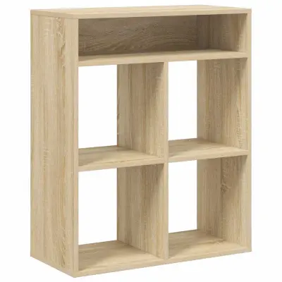 Knjižna omara - Knjižni regal sonoma hrast 66x31x80 cm inženirski les