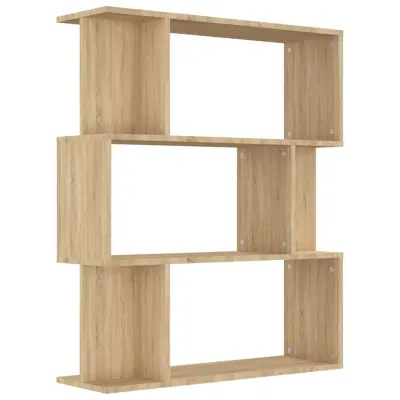 Knjižna omara - Knjižni regal sonoma hrast 80x24x96 cm iverna plošča