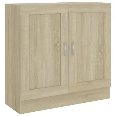 Knjižna omara - Knjižni regal sonoma hrast 82,5x30,5x80 cm iverna plošča