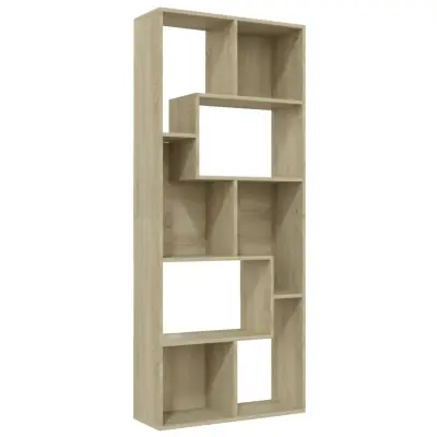 Knjižna omara - Knjižni regal sonoma hrast 67x24x161 cm iverna plošča