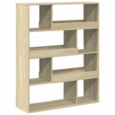 Knjižna omara - Knjižni regal sonoma hrast 100x33x125,5 cm inženirski les