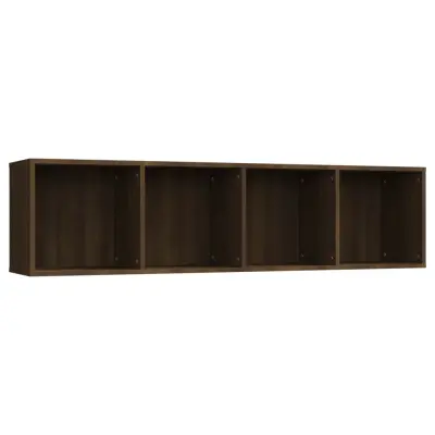 Knjižna omara - Knjižni regal rjavi hrast 143x30x36 cm konstruiran les