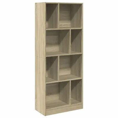 Knjižna omara - Knjižni regal sonoma hrast 57x28,5x141 cm inženirski les