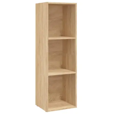 Knjižna omara - Knjižni regal sonoma hrast 36x30x114 cm iverna plošča