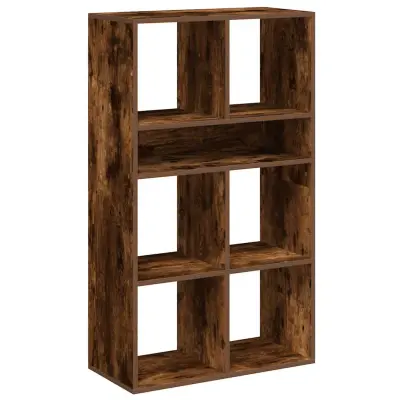 Knjižna omara - Knjižni regal dimljeni hrast 66x31x112 cm inženirski les