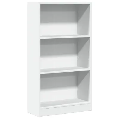 Knjižna omara - Knjižni regal bela 60x24x109 cm inženirski les