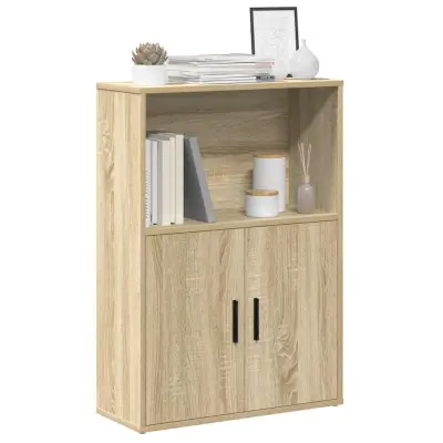 Knjižna omara - Knjižni regal sonoma hrast 60x24x85 cm inženirski les